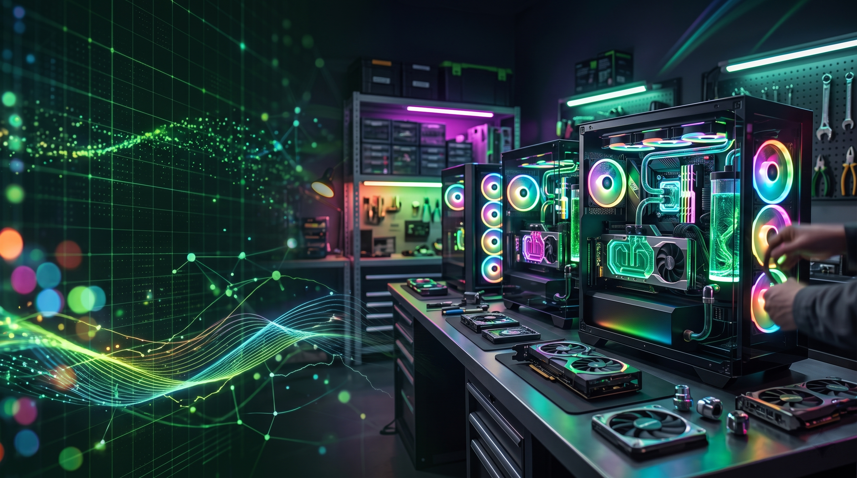 Custom PC build workstation