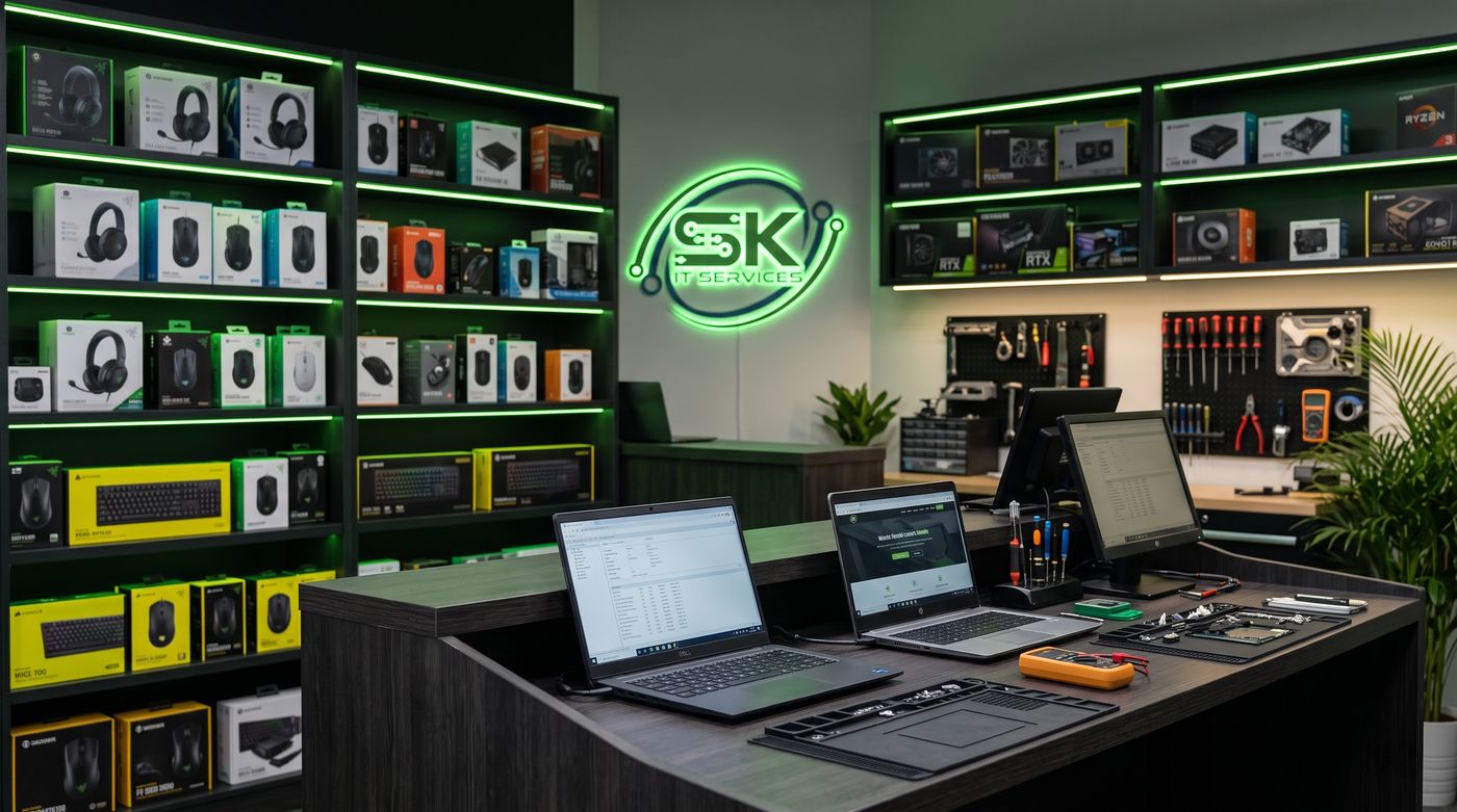 Inside the SK IT Services store